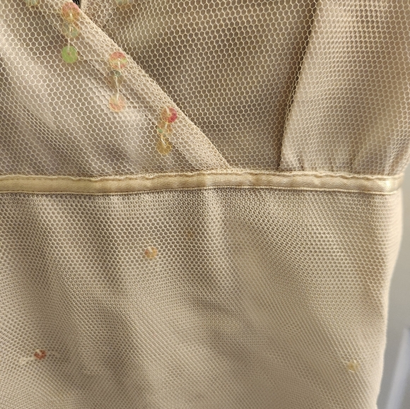 Women's Sequened And Mesh Empire Waist Tank - Picture 3 of 5